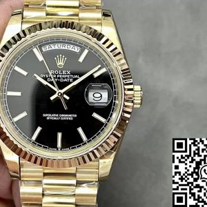 Replica Rolex Day Date M228238-0067 1:1 Best Edition GM Factory Black Dial