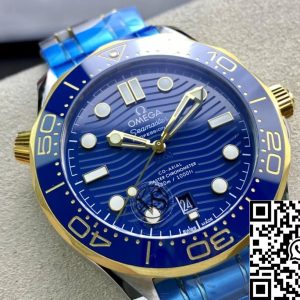 Replica Omega Seamaster Diver 300M 210.20.42.20.03.001 1:1 Best Edition VS Factory Blue Dial