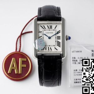 Replica Cartier Tank Quartz WSTA0030 1:1 Best Edition AF Factory White Dial