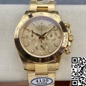 Replica Rolex Cosmograph Daytona M116508-0003 1:1 Best Edition Clean Factory Yellow Gold