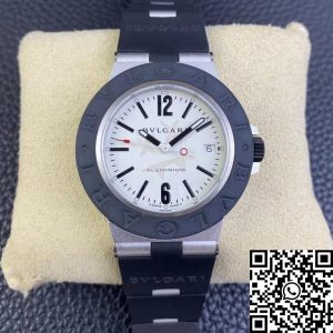 Replica Bvlgari Aluminium Steve Aoki 103539 1:1 Best Edition BV Factory White Dial