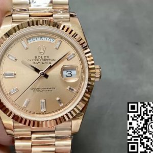 Replica Rolex Day Date M228235-0004 1:1 Best Edition GM Factory Gold Dial