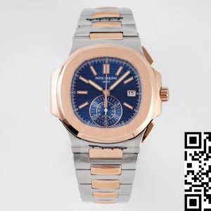 Replica Patek Philippe Nautilus 5980/1AR-001 1:1 Best Edition 3K Factory V2 Blue Dial