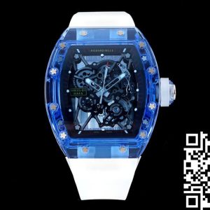 Replica Richard Mille RM35-01 1:1 Best Edition RM Factory Blue Skeleton Dial