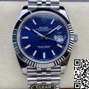 Replica Rolex Datejust 41MM M126334-0032 1:1 Best Edition Clean Factory Blue Dial