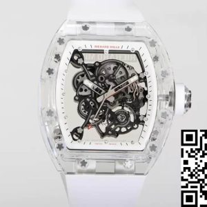 Replica Richard Mille RM055 1:1 Best Edition RM Factory Rubber Strap