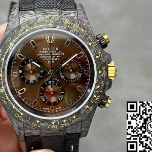 Replica Rolex Daytona Cosmograph 1:1 Best Edition Noob Factory Diw Custom Version Brown Dial