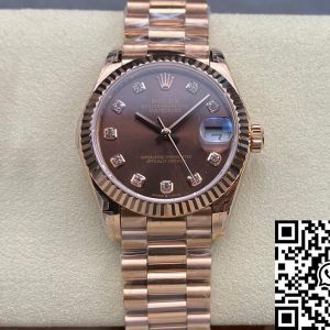 Replica Rolex Datejust M278275-0010 31MM 1:1 Best Edition GS Factory Chocolate Dial