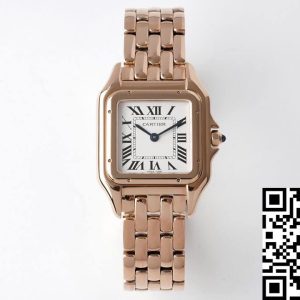 Replica Panthere De Cartier WGPN0007 27MM 1:1 Best Edition BV Factory White Dial