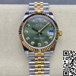 Replica Rolex Datejust M278273-0030 31MM 1:1 Best Edition GS Factory Green Dial