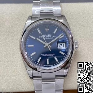 Replica Rolex Datejust M126200-0005 36MM 1:1 Best Edition VS Factory Blue Dial