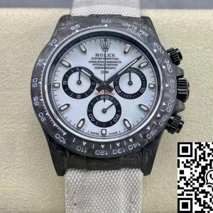 Replica Rolex Daytona Cosmograph Diw Custom Version 1:1 Best Edition Noob Factory White Dial