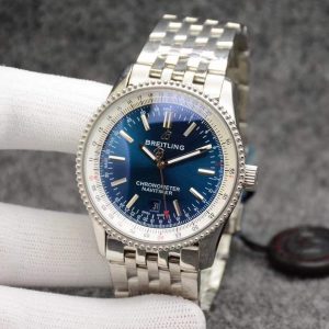 Replica BREITLING 904l Stainless Steel Automatic Machine Watch 43MM