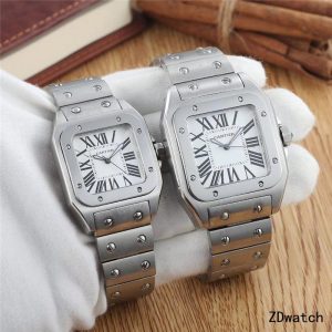 Replica Cartier Santos 904l Stainless Steel Quartz Watch 34mm 38mm