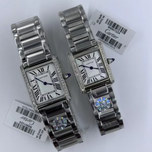 Replica Cartier Tank 904l Stainless Steel Automatic Mechanical Watch 27mm×35mm 25mm×31mm