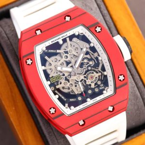 Replica Richard Mille Carbon Fiber Automatic Machine Watch 42MM