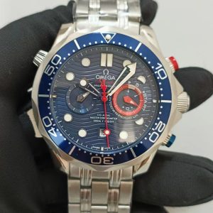 Replica Omega 904l Stainless Steel Automatic Machine Watch 44MM
