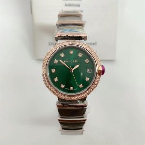 Replica BVLGARI 904l Stainless Steel Quartz Watch 33MM
