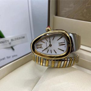 Replica BVLGARI 904l Stainless Steel Quartz Watch 35MM