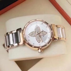 Replica LOUIS VUITTON LV 904l Stainless Steel Quartz Watch 33MM