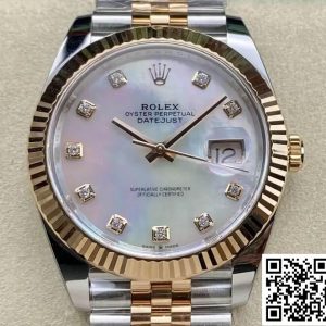 Replica Rolex Datejust 41MM M126331-0014 1:1 Best Edition VS Factory Mother-Of-Pearl Dial
