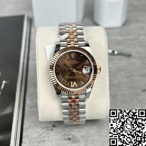 Rolex Datejust 31 M278271-0004 Oystersteel coated 18k rose gold