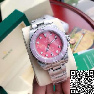 Rolex Submariner BLAKEN Pink Pig Steel no date Swiss Original movement