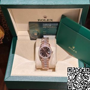 Rolex Datejust 31 278275 wrapped 18k rose gold and diamonds 1:1 best edition